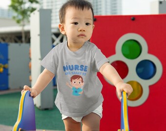 Nurse Ang Nanay Ko Baby Boy/Infant Fine Jersey Tee | Tagalog Shirts
