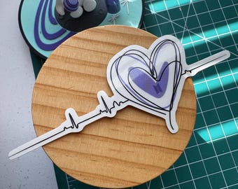 防弾少年団のハートビートステッカー