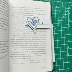BTS Heartbeat Magnetic Bookmark for Book Lovers | BTS ARMY Gifts