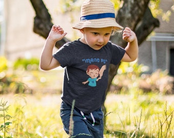 Mano Po ベビーボーイ/幼児用ファインジャージーTシャツ | タガログ語シャツ