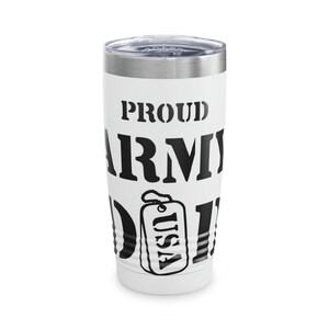 Proud Army Dad Tumbler 20oz