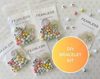 Kit de fabrication de bracelets inspiré de Taylor Swift bricolage Kit de bracelets d'amitié personnalisés nom personnalisé enfant cadeau de fête d'anniversaire cadeau fait main