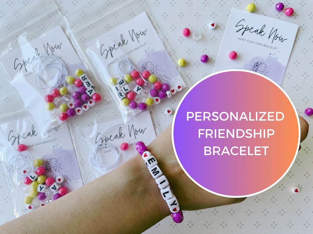 Taylor Swift Inspired Bracelet Making Kit DIY Personalized Friendship ...