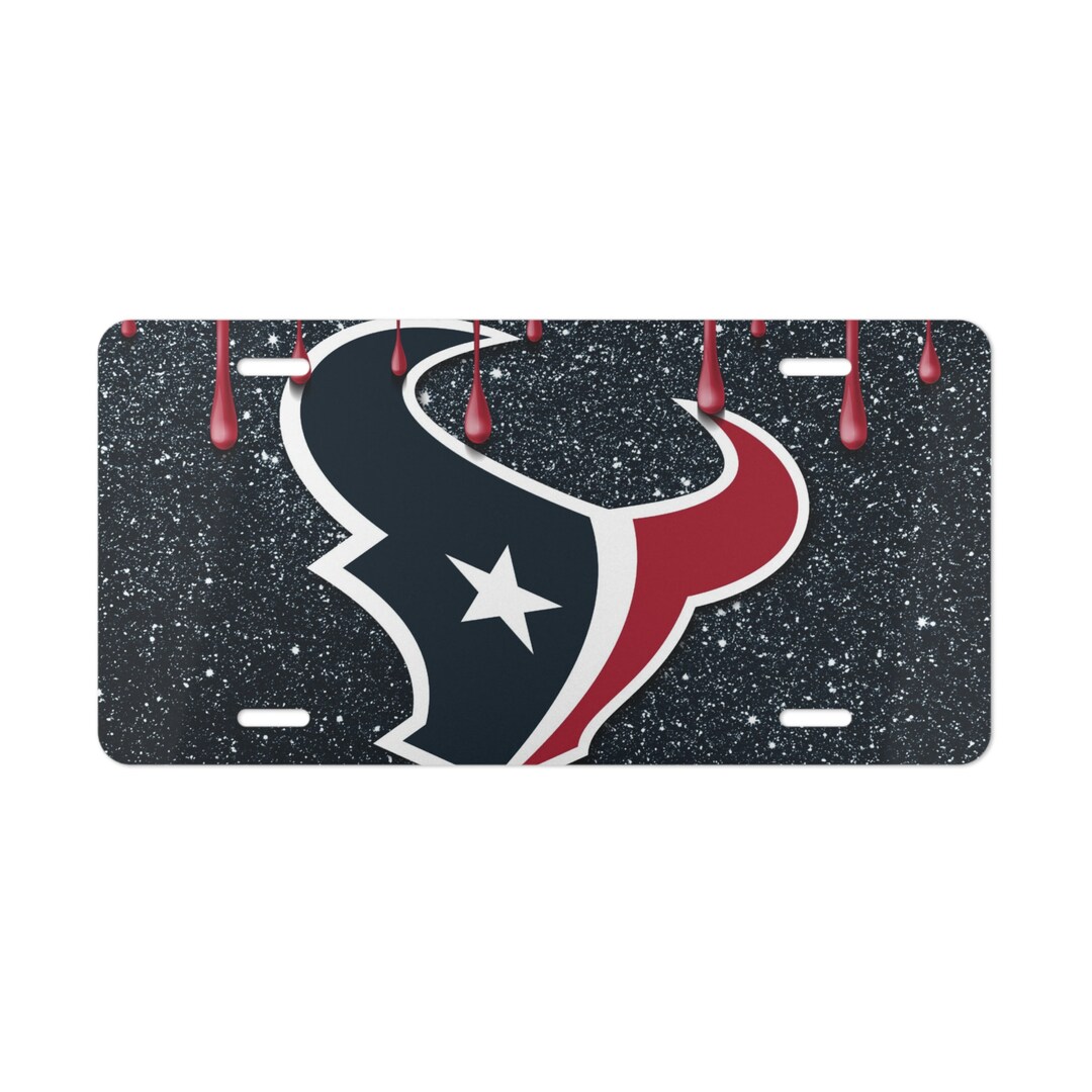 Houston Texans Vanity License Plate. Aluminum NFL Football Vanity ...