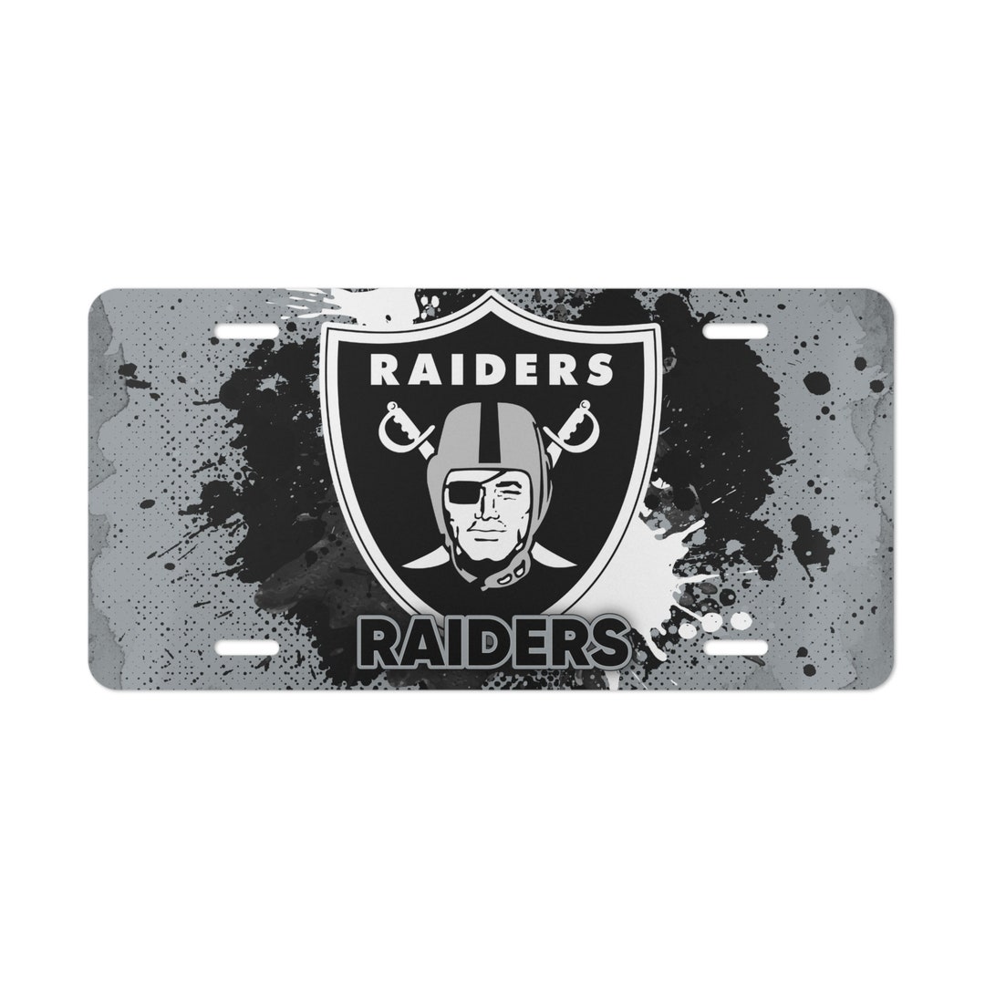 thumbnail image 2 of Las Vegas Raiders License Plate Frame – Stainless Steel – Rust-Free Chrome Finish 2 of 6