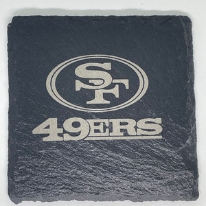 San Francisco 49ers Slate Coasters  (Set of 6) gift.