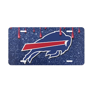 Aluminum Vanity License Plate. Buffalo Bills Vanity License Plate.