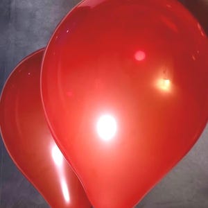 Crystal Qualatex 16&quot; Latex Balloons - Unopened Bag - Red - 50 ct