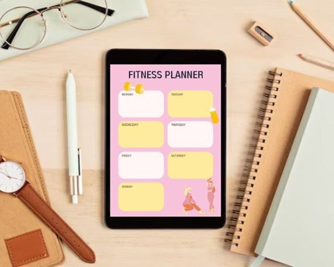 2023 Digital FITNESS Planner Goodnotes Fitness Planner Etsy
