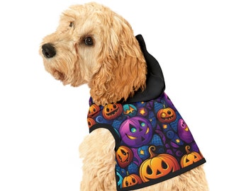 Pet Hoodie, Cat Hoodie, Dog Hoodie, Halloween Dog Hoodie, Halloween Cat Hoodie, Pumpkin Pet Hoodie, Pet Halloween Costume, Pet Fall Outfit
