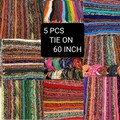 5 PCS 60 inch  AFRICAN  WAIST Beads,Tie on waist beads,waist beads wedding,black owned jewelery,black owned jewelery,Handmade accessories