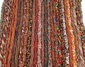 60 inch BROWN GOLD WAIST Beads for women,Beige Waist beads,Brown Waist Beads,Crystal Waist Beads,Gold Waist Bead,African Waist Beads