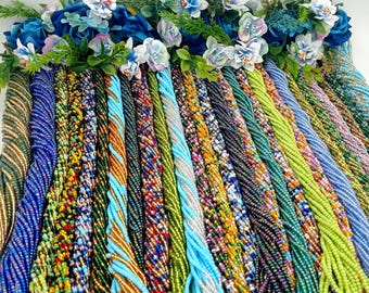 60 inch GREEN or BLUE WAIST Beads,Emerald Waist Beads,Waist Beads With Clasp, Waist Beads For Weight Loss, Waist Beads, black owned shops