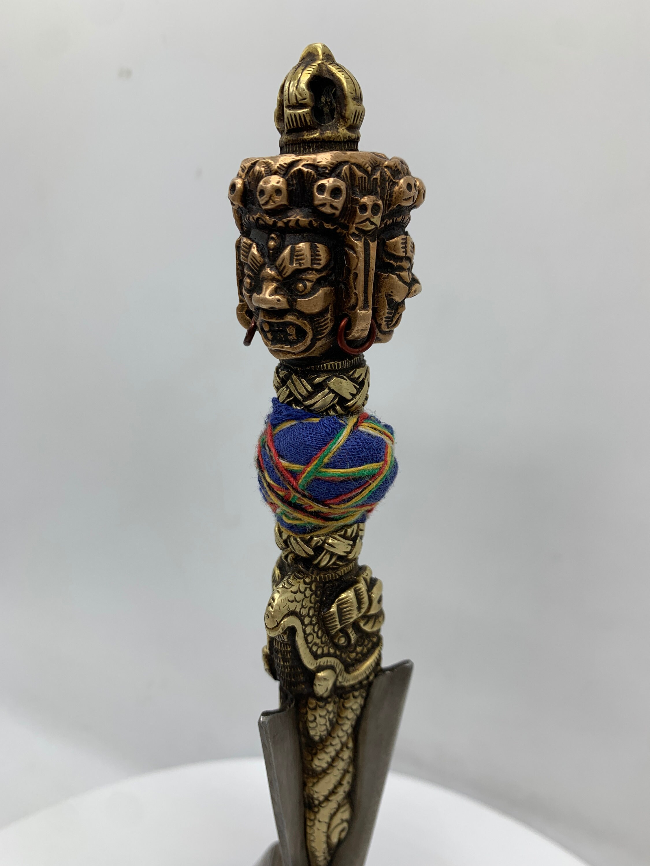 8 Inches Tall Dorje Phurba With Stand. Vajra Kilaya. Hand Crafted ...