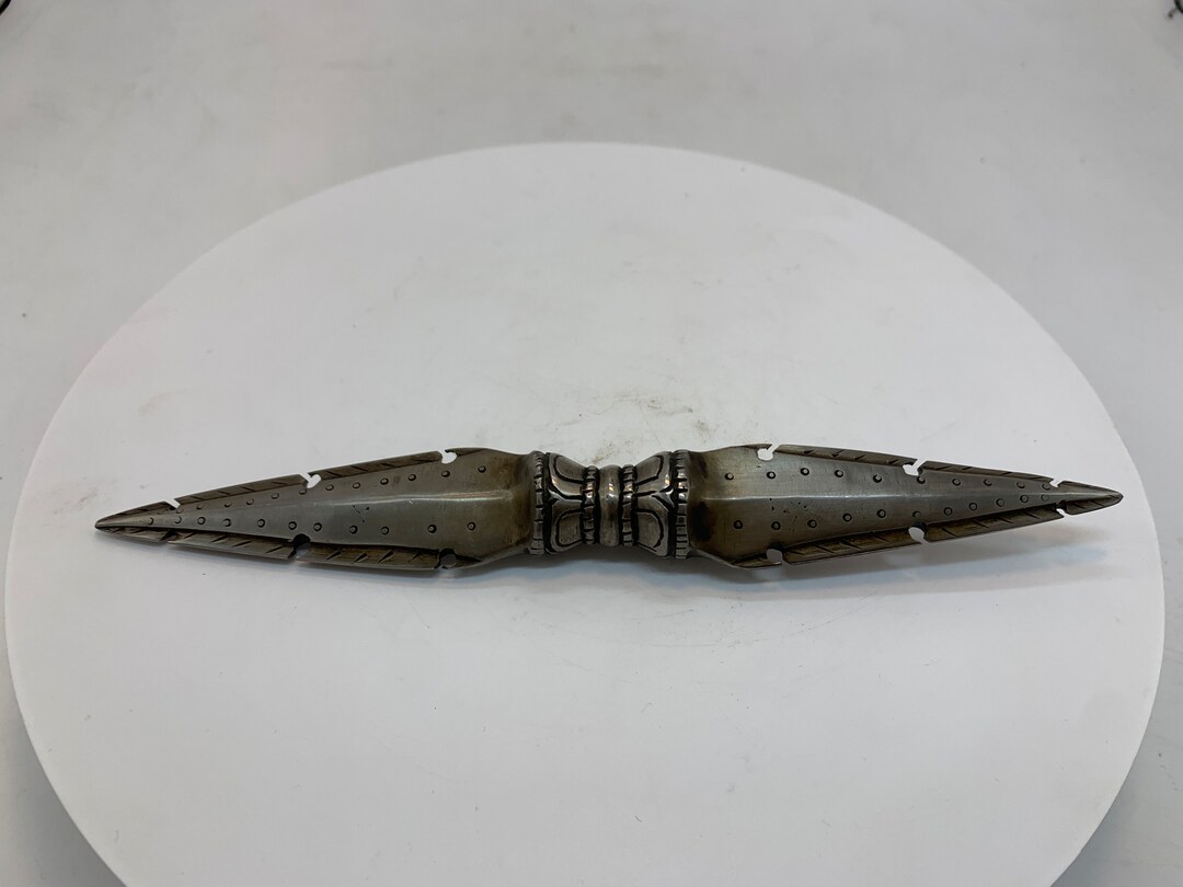 Rare Double Bladed Phurba Dagger. Kilaya. Tantric Ritual Item. Iron ...