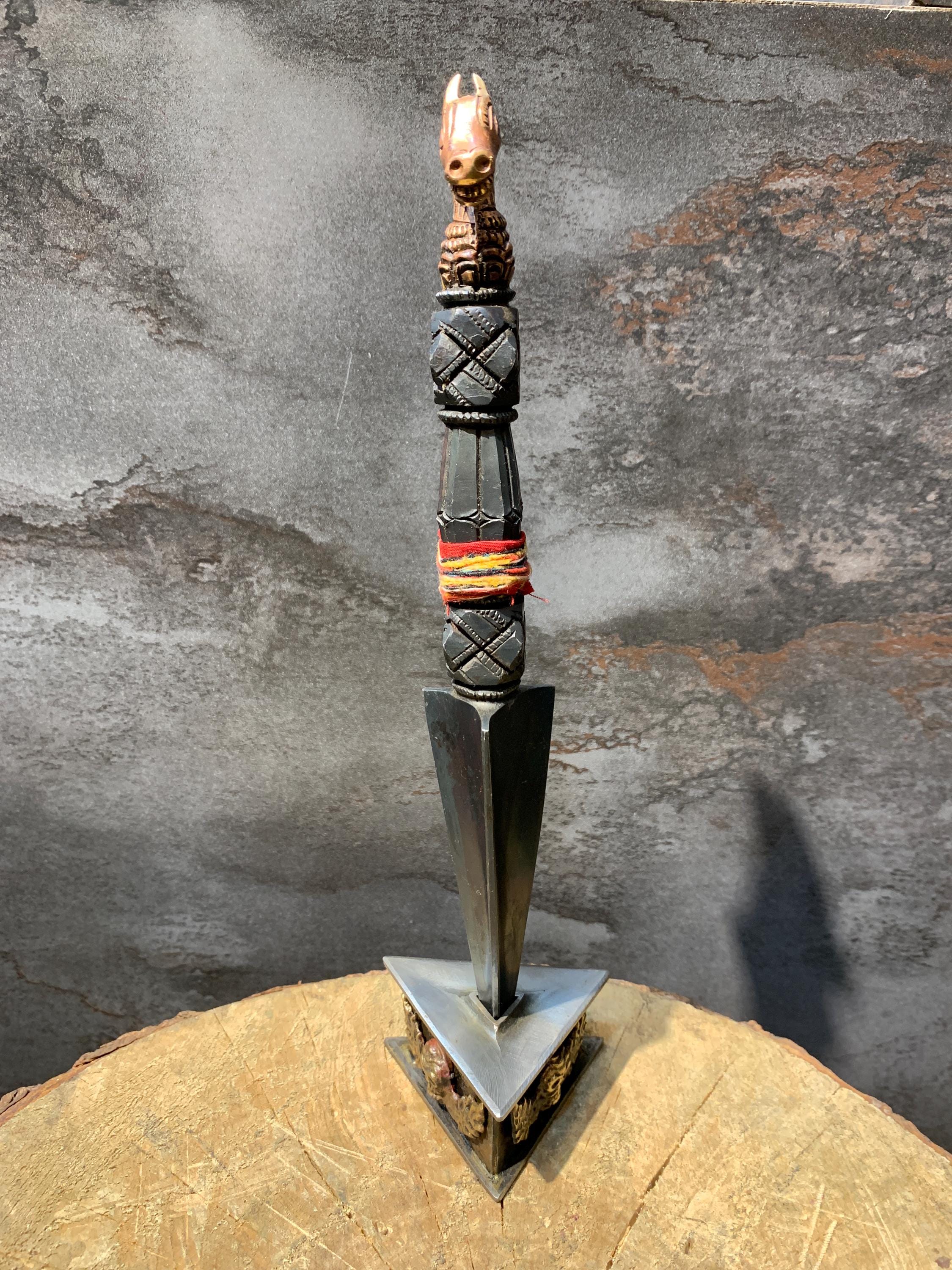 Handcrafted Tamdin Phurba With Stand. Hayagriva Kilaya. Kilaya With ...