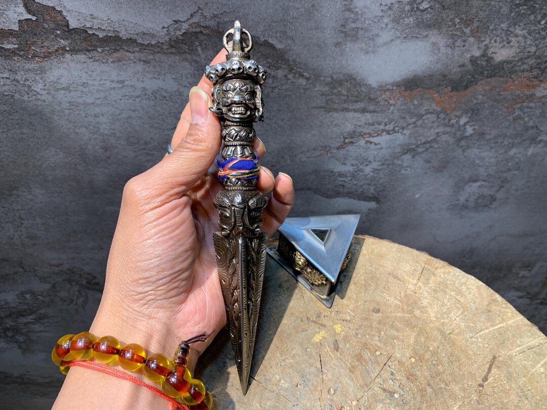 Dorje Phurba. Consecrated Phurba Kilaya. Made of Cold Iron. Tibetan ...