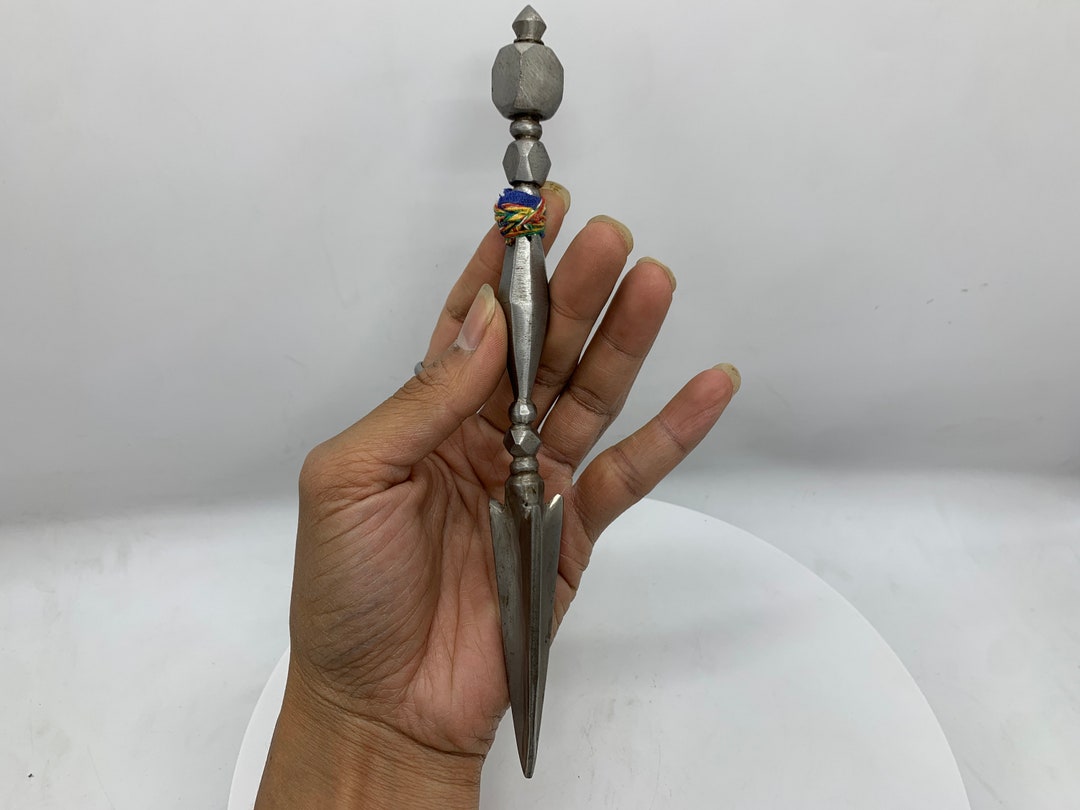 Rare Plain Phurba Made of Cold Iron. Tantric Ritual Item. Consecrated ...