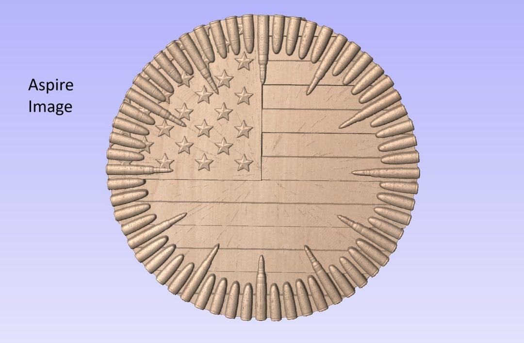 Bullet Clock 3D CNC Router Files, 3d Stl File, Vectric,aspire,easel ...