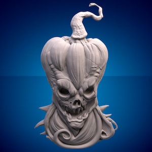 File per router CNC 3D a forma di testa di zucca, file stl 3d, vectric,aspire,easel, file di taglio cnc, file 2.5d
