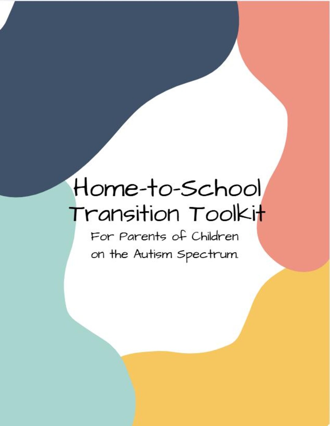 Home-to-school Transition Visuals and Resources for Kids With Autism ...