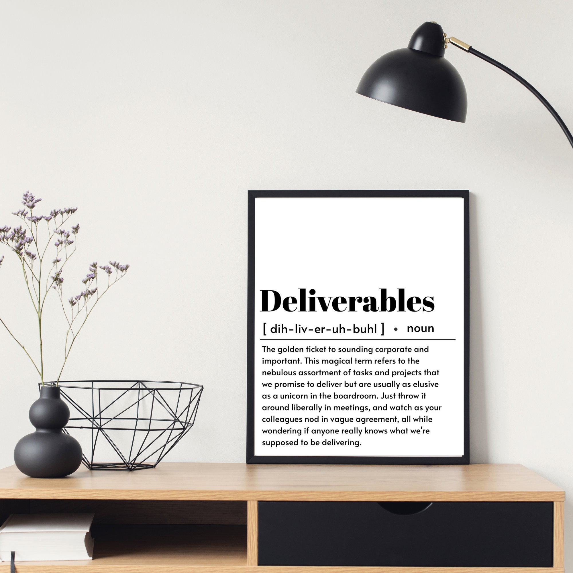 Funny Office Printable Wall Art, Digital Download, Office, Home Decor ...