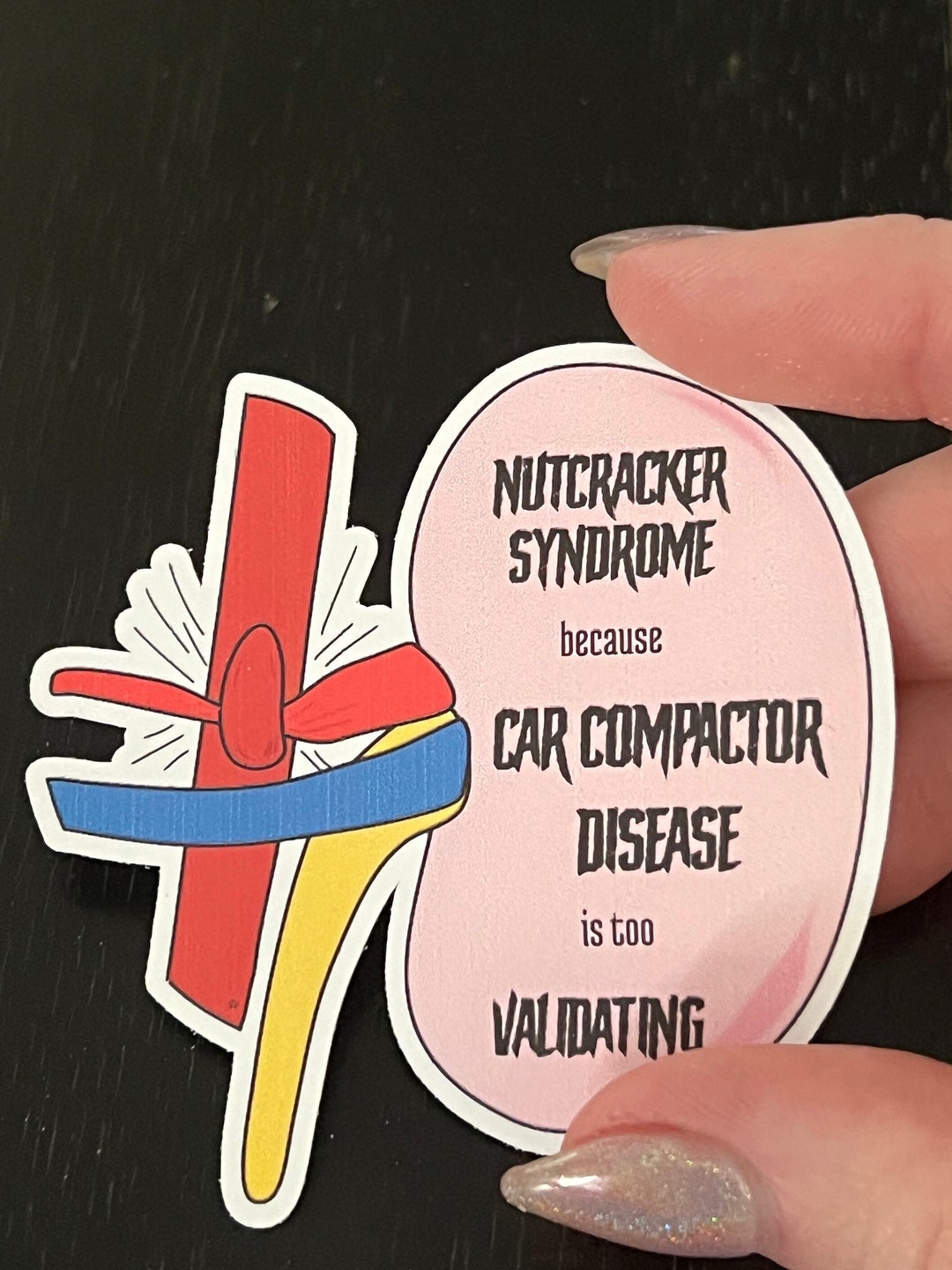 Nutcracker Syndrome Kidney Sticker Etsy