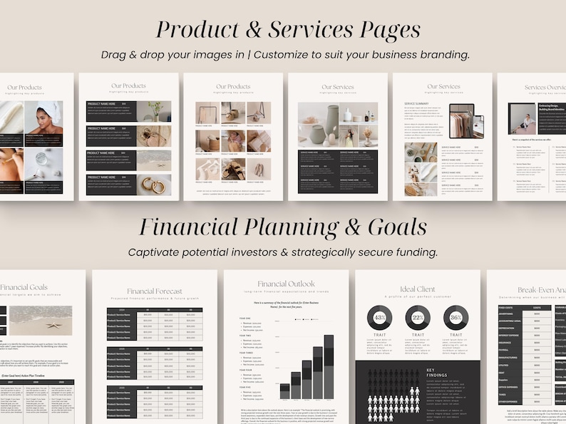 Product and services business plan, financial planner business plan, financial forecast business plan, financial forecast, break even analysis business plan