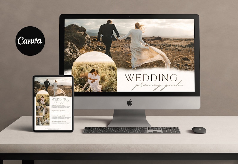 Wedding Photography Pricing Guide Template, Canva (Digital Download) image 8