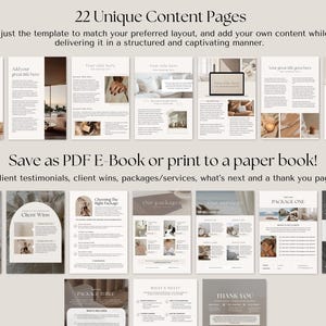 Editable Canva eBook template for small businesses, coaches, digital marketing, course creators, and service providers. 75 fully customizable pages including welcome, about me, content chapters, tips, checklists, offers, testimonials, and more. Clean, professional, and modern design. Ideal for digital products, online programs, marketing, and lead magnets. Easy to edit and brand to your style.
