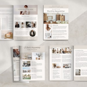Email marketing, email newsletter, email marketing bundle, small business newsletter, business marketing templates, digital newsletter