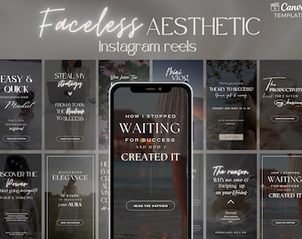 51 Faceless Reels, Instagram Video Reels, Coach Instagram Reels, Social Media Vorlagen, Instagram Coaching, Aesthetic Reel Videos