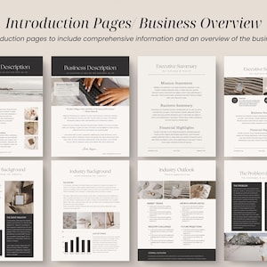 Business book executive summary, business planning, canva template for business owners, the ultimate business planner 2024, business description book, business book for investors and funding