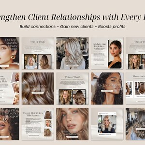Hair stylists posts, instagram hair template, hair stylist insta, hair salon instagram branding, social media templates for hair stylists, Haircare posts, hair industry, hair acuity scheduling website