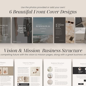 Vision and mission business planning, business goals, business vision board, business structure and operations