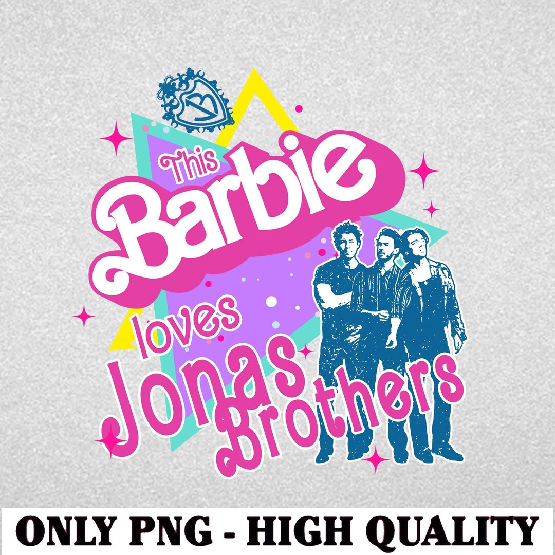 Vintage Jonas Brother Barbi PNG Jonas Brothers Tour Png Etsy