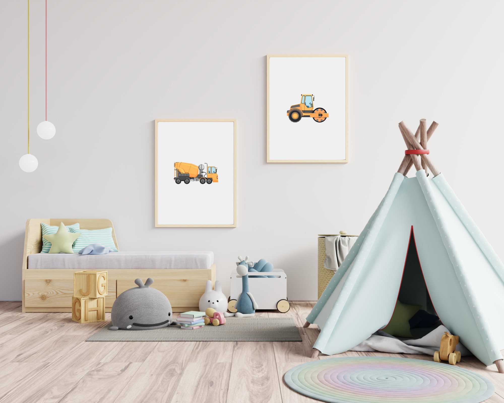 24 Truck Posters Perfect for Homeschooling, Montessori Classrooms ...