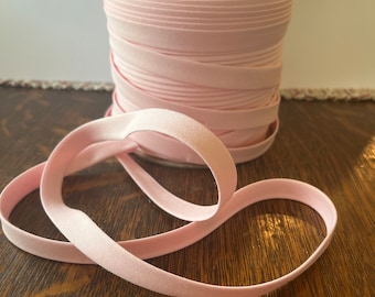 Pastel Pink Bias Tape - 1/2 Inch Double Fold, 10 Yards