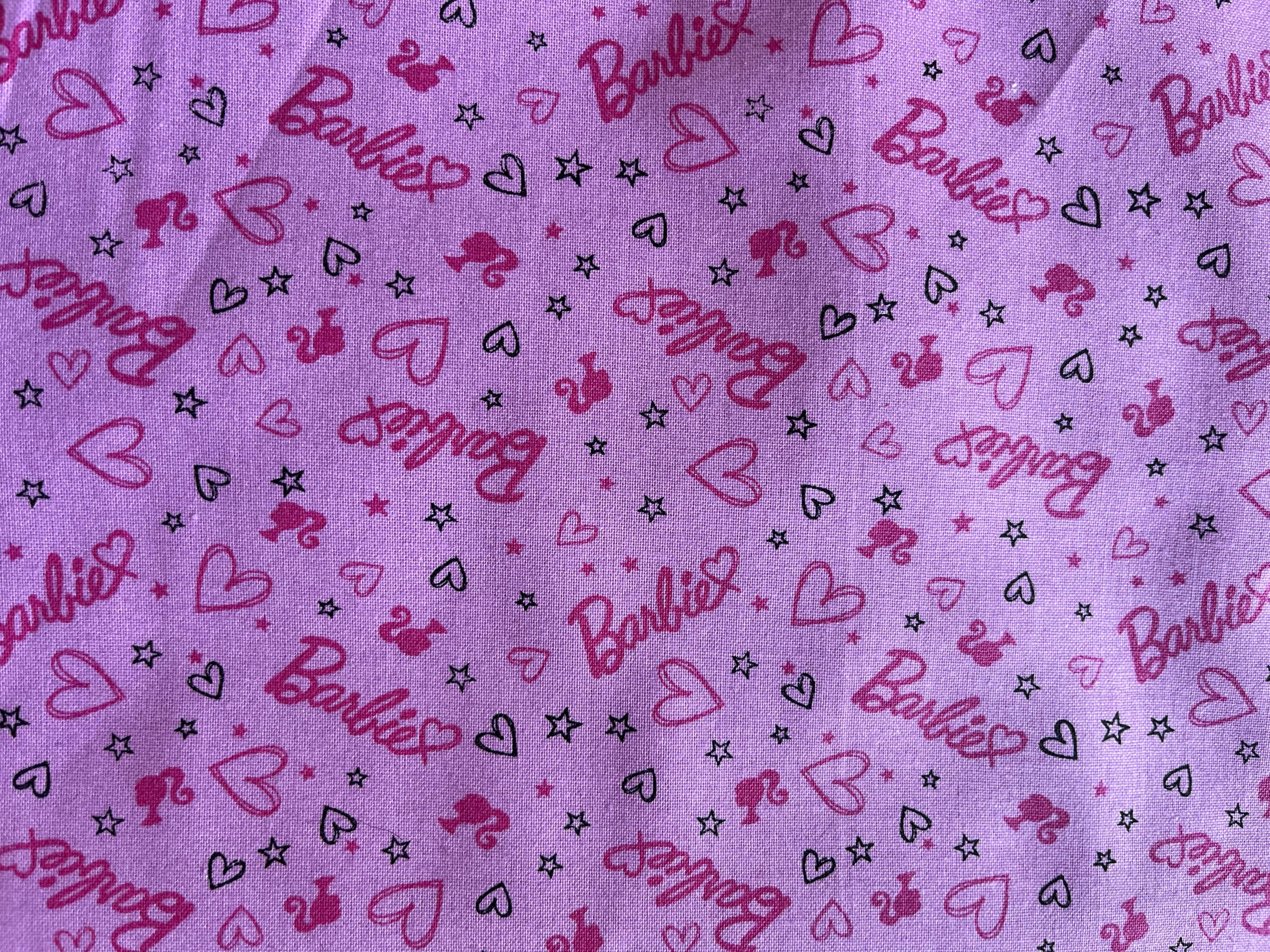 12 inch Doll Hearts Fabric 100% Cotton Fabric - Sold by the Half Yard