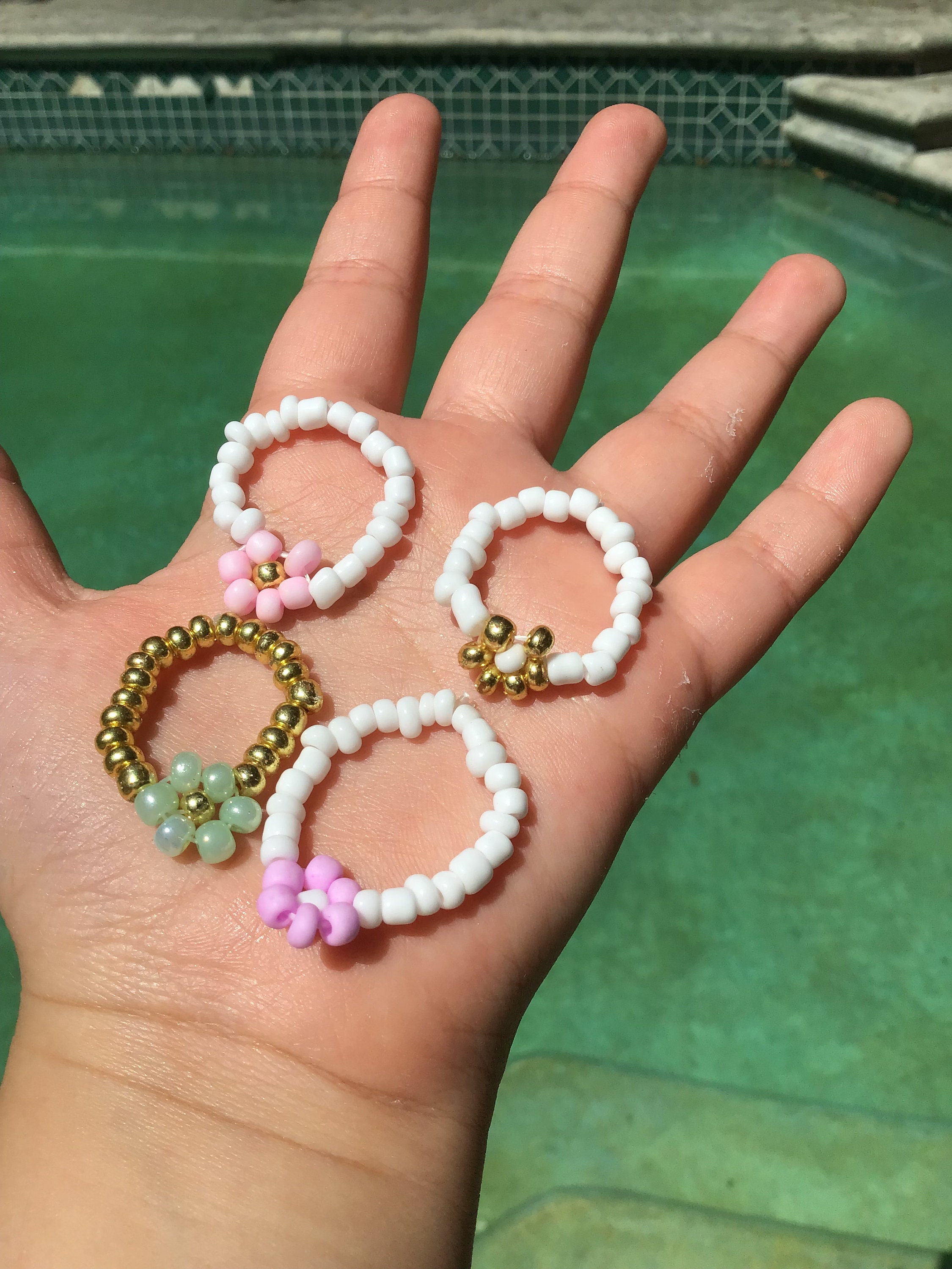Seed Bead Rings - Etsy