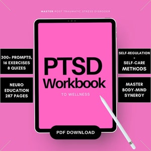 Ptsd Workbook, Ptsd Therapy, Ptsd Worksheets, Ptsd Worksheet, Ptsd Journal, Ptsd Planner, Ptsd Workbook For Women, Ptsd Trauma Planner