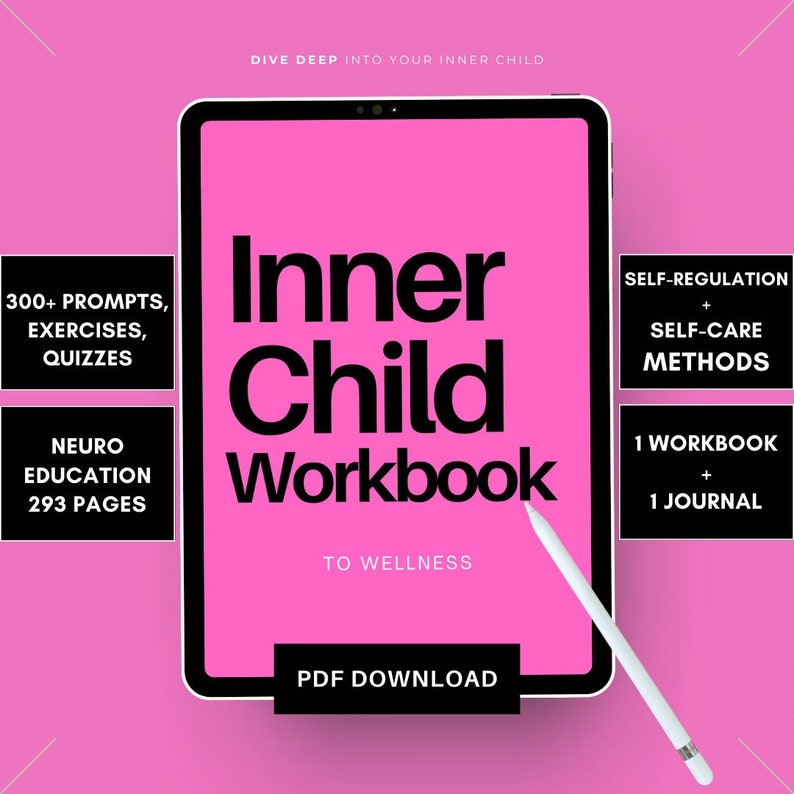 Inner Child Worksheets.pdf Inner Child Healing Workbook: 300+ Prompts & Exercises (PDF Download ...