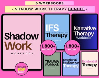 Shadow Work Workbook & Journal Bundle: Inner Work Prompts + Printable Healing Guide (Digital)