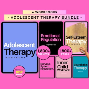 Adolescent Therapy, Therapy Games + Worksheets + Questions for Teens, Teens Therapy, Anxiety Worksheets for Teens, Therapy Tools for Teens