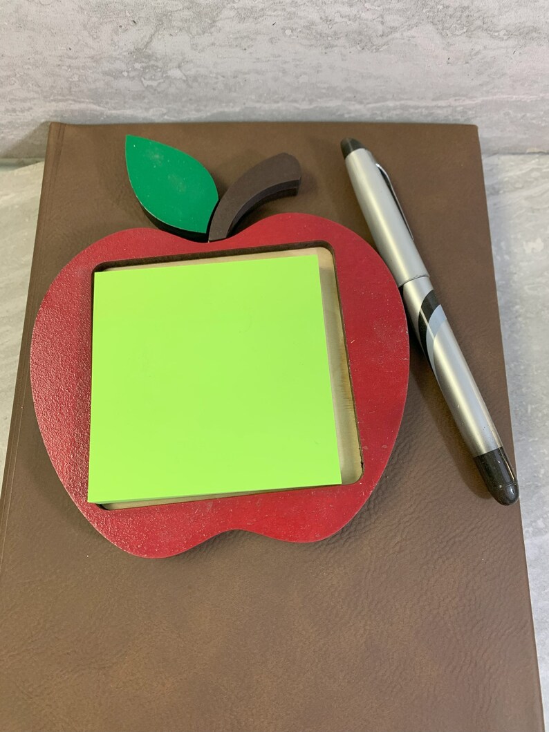 Post It Note Sticky Note Holder for Teacher, Gift for Teacher, Teacher