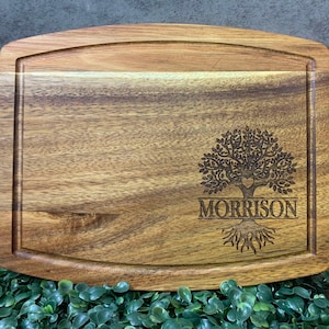 Personalized Mini Charcuterie Board, Personal Charcuterie Board, Family Name Engraved Cutting Board, Wedding Gift, Family Gift, Entertaining