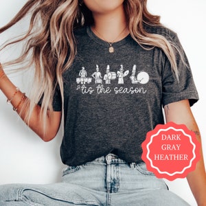 Tis the Season Percussion Tshirt, Drumline Mom Shirt, Percussion tee, Band Shirt for Women, Music Shirt, Family Band T-Shirt, Percussion Top
