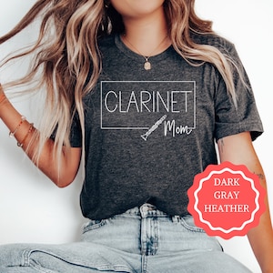 Clarinet Mom Shirt, Clarinet Mama tee, Band Shirt for Women, Music Mom Shirt, Family Band Shirt, Woodwinds Mama Shirt
