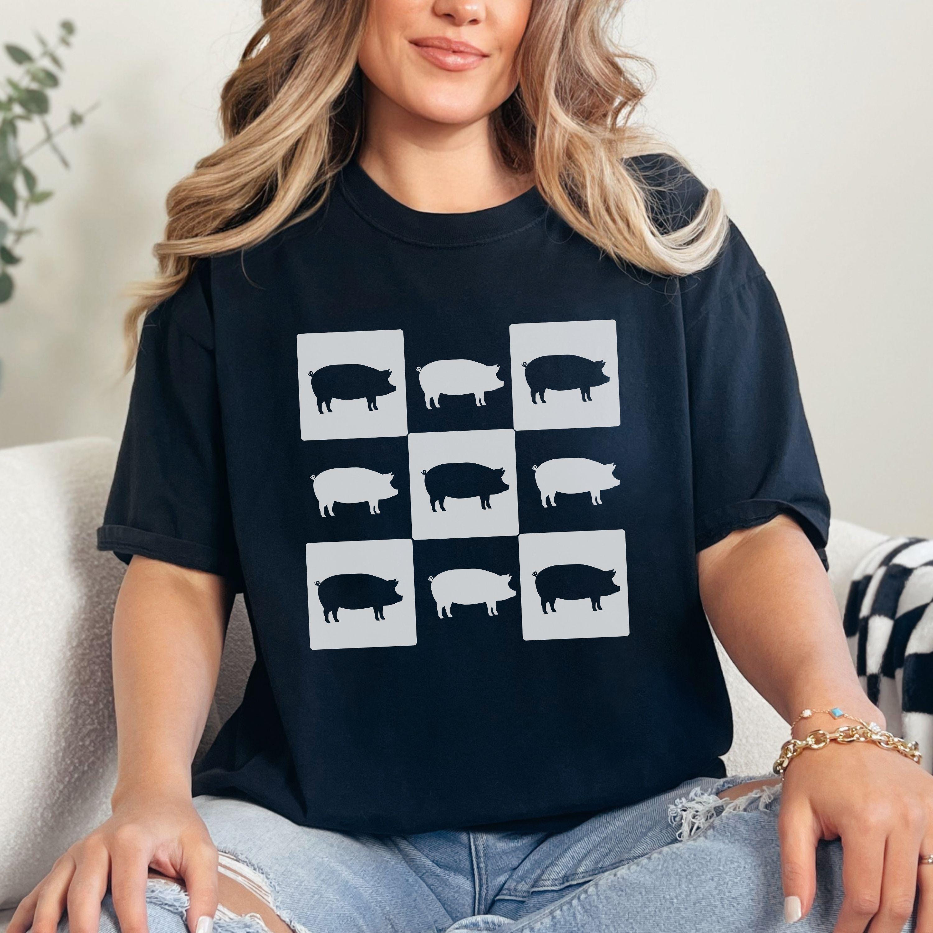 Comfort Colors Pig Tshirt, Pig Show Season, Livestock Tee, Swine Show ...