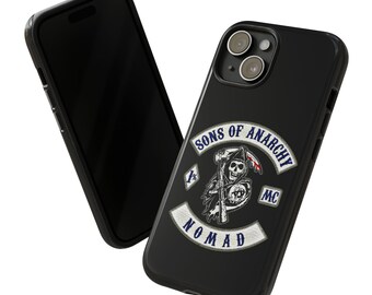 iPhone 15 14 13 12 Alle Modelle Tough Cases TV Motorrad Club Telefonschutz Glänzendes oder Mattes Finish Urlaub Weihnachten Büro Geschenkidee